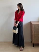 Юбка длинная летняя женская Uniqlo 920543607 L Черная (1159864392) - изображение 20