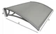Навес козырек для двери, балкона из поликарбоната Metal-gum NowK100x150 150 х 100 см Серый - изображение 3
