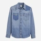 Рубашка хлопковая мужская Levi`s 895690840 L Синяя (1159864646) - изображение 5