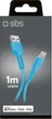 Кабель SBS USB Type A - Apple Lightning 1 м Blue (TECABLEUSBIP589A) - зображення 2