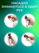Триммер Gemei GM стайлер 3 в 1 для головы бороды носа и ушей 3 Вт серый (7OI3) - изображение 15