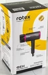 Фен ROTEX RFF-D FutureCare с концентратором 1800 Вт с холодным обдувом 3 скорости 3 температурных режима складная ручка черный (S8I) - изображение 4