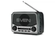 Портативный радиоприемник SVEN SRP-525 Grey FM/AM/SW с USB, microSD и фонариком - изображение 1