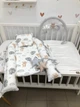 Кокон гнездышко для новорожденных Carus Textile мишки 70*35 серый - изображение 2