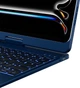 Etui z klawiaturą na tablet Typecase Flexbook Touch do Apple iPad Pro 11" M4 2024/M5 2025 Dark Blue (6979284780257) - obraz 18