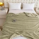 Покривало велюрове однотонне Comfort (оливкове) 200х230 см - изображение 2