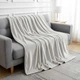 Покривало велюрове однотонне Comfort (світло-сіре) 200х230 см - изображение 1