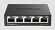 Комутатор D-Link (DGS-105/E) 5-port 10/100/1000Base-T Unmanaged Metal Desktop Gigabit Switch - зображення 1