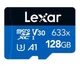 Карта пам'яті Lexar microSDXC High-Performance 633x 128GB Class 10 UHS-I/U3 R100 + SD adapter (LMS0633128G-BNAAA) - изображение 2