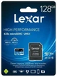 Карта пам'яті Lexar microSDXC High-Performance 633x 128GB Class 10 UHS-I/U3 R100 + SD adapter (LMS0633128G-BNAAA) - изображение 3