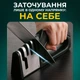 Точилка для ножів і ножиць ручна точильний станок 4 в 1 для сталевих керамічних ножів Kayfovo BL-4 - зображення 5