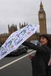 Зонт женский механический компактный облегченный FULTON L354-042328 Minilite-2 London Map белая - изображение 6