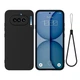 Чехол Silicone Cover Full для Nothing Phone (4a) со шнурком - петлей black - изображение 1