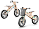 Беговел деревянный 12 дюймов для детей до 30 кг серый Ricokids KT3427 - изображение 1
