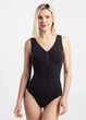 Жіноче коригуюче боді з мікрофібри Giulia BODY SLIP SHAPEWEAR L/XL Black-black - зображення 1