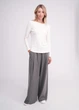 Жіночий лонгслів в рубчик Giulia MOSSLINES 7003/150 L White-white dove - зображення 5