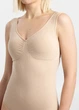 Жіноче коригуюче боді з мікрофібри Giulia BODY SLIP SHAPEWEAR XXL Beige-light nude - зображення 4