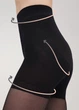 Классические женские колготки с моделирующими шортиками Giulia EFFECT UP 40 3 Black-nero, плотные эластичные колготки, корректируют фигуру - изображение 8