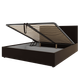 Комплект ліжко Plume mattress НАРДО 160x200 з м'яким узголів'ям + матрас LEO (з підйомним механізмом, металева рама) - зображення 2