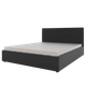 Комплект кровать Plume mattress САН 160x200 с мягким изголовьем + матрас LEO (с подъемным механизмом, металлическая рама) - изображение 1