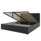 Комплект кровать Plume mattress САН 160x200 с мягким изголовьем + матрас LEO (с подъемным механизмом, металлическая рама) - изображение 2