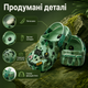 Крокси Crocs Bape зелені унісекс 38-39 на стопу 24 см гумові сабо з ремінцем, вентиляційними отворами та джибітсами - зображення 4