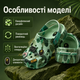 Крокси Crocs Bape зелені унісекс 38-39 на стопу 24 см гумові сабо з ремінцем, вентиляційними отворами та джибітсами - зображення 5