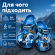 Крокси Crocs Bape сині унісекс 38-39 на стопу 24 см гумові сабо з ремінцем, вентиляційними отворами та джибітсами - зображення 4