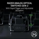 Razer Клавіатура механічна Razer Huntsman V3 Pro TKL 8KHz, 84key, Analog Optical Switch Gen-2, USB-A, EN, RGB, чорний - изображение 3