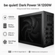 Блок живлення be quiet! Dark Power 14 1200W 80 Plus Titanium вентилятор 135 мм Black (BP021EU) - зображення 2