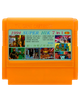 Збірник Ігор RMC Famicom Dendy 7 in 1 Chip Dale 2, TMNT 1, Guerrilla War, Jewelry, Adventure Island, Gyruss, 634 Sword M-022 90х TV Game Англійська Версія Тільки Картридж Б/У - зображення 1