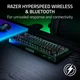 Razer Клавіатура механічна Razer BlackWidow V4 TKL HyperSpeed, 87key, Orange Switch Gen-3, USB-A/WL/BT, EN, RGB, чорний - изображение 2