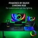Razer Клавіатура механічна Razer BlackWidow V4 TKL HyperSpeed, 87key, Orange Switch Gen-3, USB-A/WL/BT, EN, RGB, чорний - изображение 7