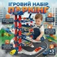 Детский автогараж - парковка для машинок с автоматическим лифтом, светом и музыкой, игровой набор 78 деталей - изображение 9
