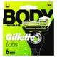 Сменные картриджи для бритья (лезвия кассеты) Gillette Labs BODY Intimate 8 шт. для интимных зон и тела - изображение 8