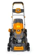 Бензиновая газонокосилка Powermat PM0614 7 л.с. 60 л с мульчированием самоходная с регулировкой высоты держатель для напитков - изображение 5
