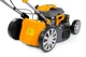 Бензиновая газонокосилка Powermat PM0614 7 л.с. 60 л с мульчированием самоходная с регулировкой высоты держатель для напитков - изображение 7