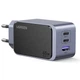 Мережевий зарядний пристрій UGREEN X553 Nexode S USB-A+2xUSB-C 65W GaN Tech Fast Charger Space Gray (35042) - изображение 1