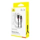 Кабель USB Type-C Baseus Dura Series 60W 2m P10377802U01-03 Black-red - зображення 5