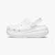 Сабо крокси шльопанці жіночі Crocs Classic Crush Clog розмір EUR 41-42, US M8 W10,26,5 см White Білі - изображение 3