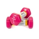 Гантели для фитнеса с виниловым покрытием Gemini Sport GSD-1.0PINK 2 шт, по 1 кг, розовые - изображение 1
