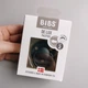 Соска пустушка Bibs De Lux round 6-18 міс Latex Black - зображення 3