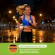 Сумка для бега спортивная поясная оранжевая сумка пояс со светоотражающей полоской водонепроницаемая бананка дышащая сумка на пояс для телефона и ключей с сеткой orange - изображение 7
