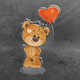 Акриловая коллекционная фигурка Love is… Мишка Тедди 2 15 см - изображение 2