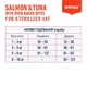 Сухой беззерновий корм для стерилизованих котов Wanpy Sterilized Cat Grain Free Salmon&Tuna лосось, тунець 1,5 кг - изображение 2