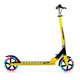 Самокат двухколесный складной с светящимися колесами 200мм Scooter 5252 Yellow - изображение 4