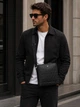 Сумка планшет через плече чоловіча Guess Torino Crossbody Flat HMTOTE-P6123-BLA Black (7621235332303) - зображення 2