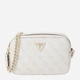 Сумка кросс-боди через плечо женская Guess Noelle Ii Crossbody Camera HWBG96-72140-BNN Bone Logo (198659053161) - изображение 1