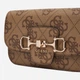 Сумка кросс-боди через плечо женская Guess Janie Logo Cnvrtbl Xbody Flap HWOS99-24210-LTL Latte Logo (198659053611) - изображение 5