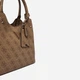 Сумка кросс-боди через плечо женская Guess Meridian Ii Sml Gfrnd Carryall HWSG69-74050-LTL Latte Logo (198659054953) - изображение 6